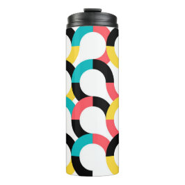 カラフル,トレンディー，陽気，おもしろい幾何モダン度 タンブラー