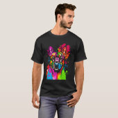 カラフル ドッグ Tシャツ (正面フル)