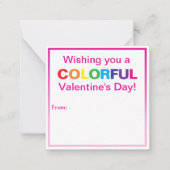 カラフル ノートカード (正面)