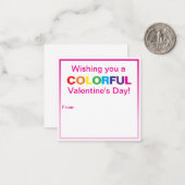 カラフル ノートカード (正面/裏面インサイチュ)