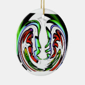 カラフル ハクナマタタ 素敵な一日を カラフル セラミックオーナメント (右)