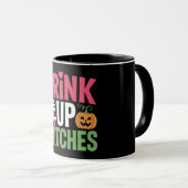 カラフル・ハロウィン Drink Up Witches マグカップ (正面右)