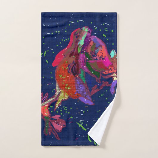 カラフル ハンドタオル (ハンドタオル)