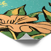 カラフル・ハンモックの怠け者 ポスター (角)