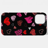 カラフル ハート iPhoneケース (裏面横)