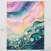 カラフル バブル アゲート レターヘッド (裏面)