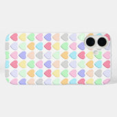カラフル バレンタイン メッセージ ハート キャンディ Case-Mate iPhoneケース (裏面 (横))