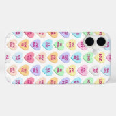 カラフル バレンタイン メッセージ ハート キャンディ Case-Mate iPhoneケース (裏面 (横))