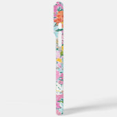 カラフル ピンク ガーデン モノグラム Case-Mate iPhoneケース (裏面 / 左)
