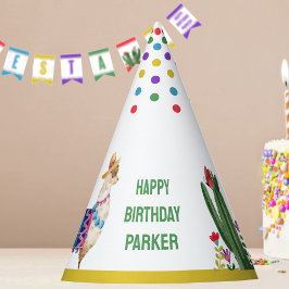 カラフル フィエスタ サボテン お誕生日おめでとう パーティーハット