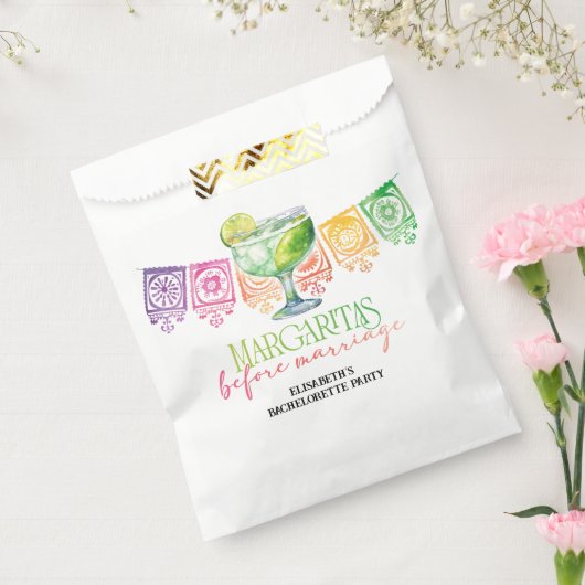 カラフル フィエスタ シンコ デ マヨ ブライズテイル パーティー フェイバーバッグ (封をした状態)