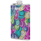 カラフル フラスク (左)