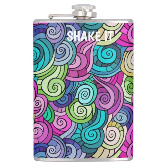 カラフル フラスク (正面)