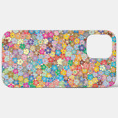 カラフル フラワー柄 ボタニカル Case-Mate iPhoneケース (裏面 (横))