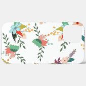 カラフル フラワー ボタニカル パターン Case-Mate iPhoneケース (裏面 (横))