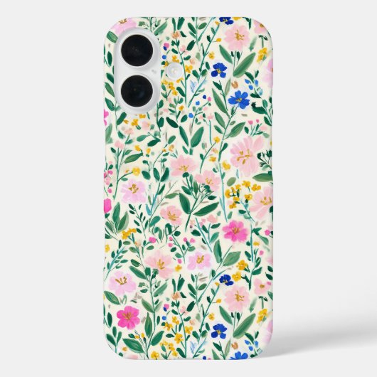カラフル フラワー Case-Mate iPhoneケース (裏面)