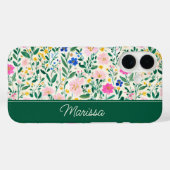 カラフル フローラル オーダーメイド Case-Mate iPhoneケース (裏面 (横))
