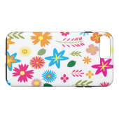 カラフル フローラル パターン Case-Mate iPhoneケース (裏面(横))