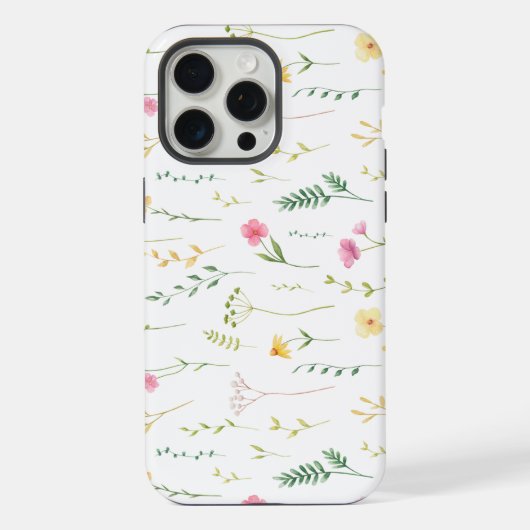 カラフル フローラル iPhoneケース (裏面)