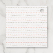 カラフル&ブライトメリークリスマス広場ギフトラベル フェイバータグ (裏面)