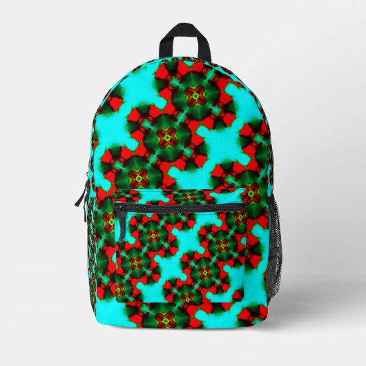 カラフル プリントバックパック (正面)