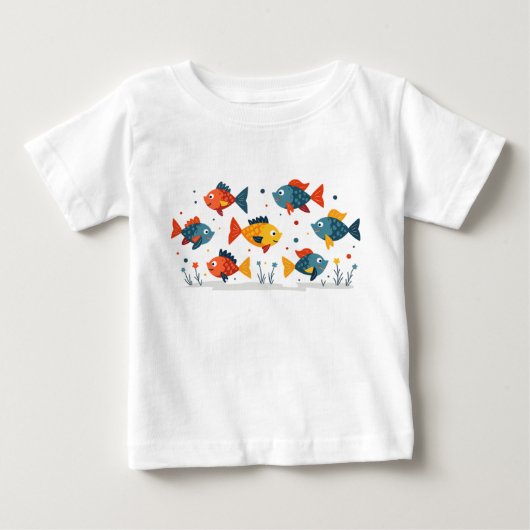 カラフル ベビーTシャツ (正面)