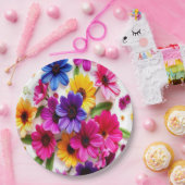 カラフル ペーパープレート (パーティー)