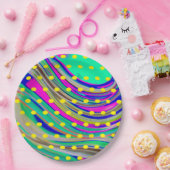 カラフル ペーパープレート (パーティー)