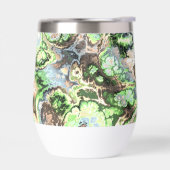 カラフル ボホ パステル フラクタル マーブル 抽象芸術 (左面)