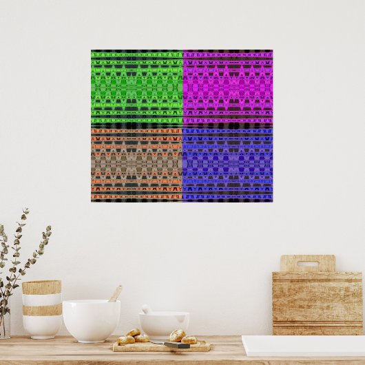 カラフル ポスター (キッチン)