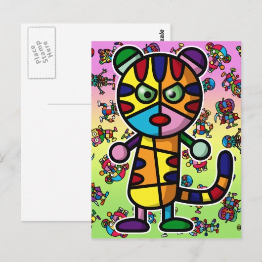 カラフル ポストカード (正面/裏面)