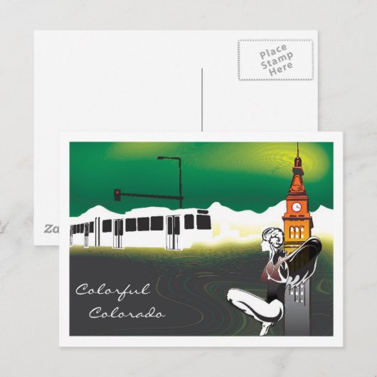カラフル。 ポストカード (正面/裏面)