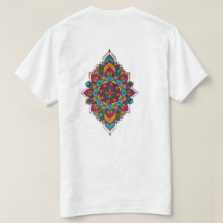 カラフル・マンダラバックプリントTシャツ Tシャツ