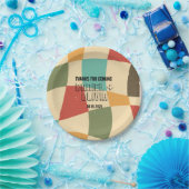 カラフル ミニマリスト ウェディング ペーパープレート (パーティー)