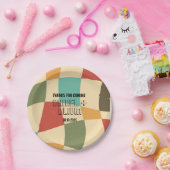 カラフル ミニマリスト ウェディング ペーパープレート (パーティー)