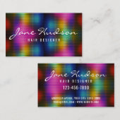 カラフル ミニマル エレガント デザイン 名刺 (正面/裏面)