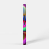 カラフル メタリック フラクタル ラスター SAMSUNG GALAXYケース (右側面)