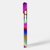 カラフル メタリック フラクタル 光沢 Case-Mate iPhoneケース (裏面 / 左)