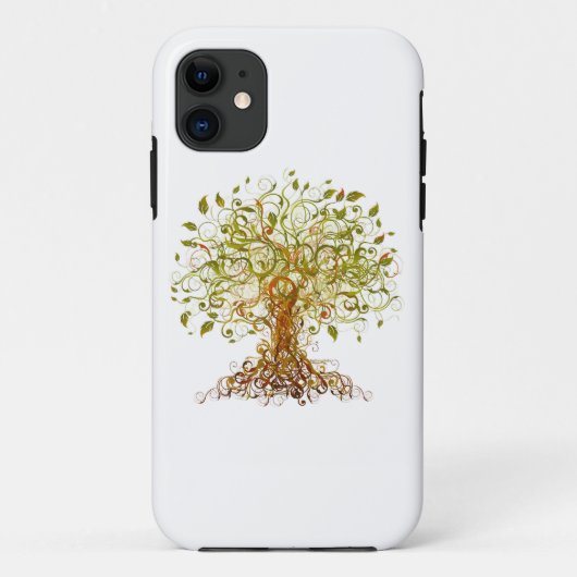 カラフル モダニスト ツリー 13 Case-Mate iPhoneケース (裏面)