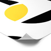 カラフル,モダントレンディー,おもしろい,快活な幾何学的 ポスター (角)