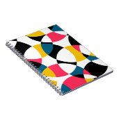 カラフル,モダントレンディー，円形グラフカッコいいィック ノートブック (右側)