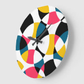 カラフル,モダントレンディー,円形グラフカッコいいィック ラージ壁時計 (傾斜)