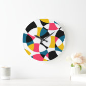 カラフル,モダントレンディー,円形グラフカッコいいィック ラージ壁時計 (ホーム)