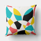 カラフル,モダントレンディー,回カッコいい輪ユニーク式 クッション (裏面)