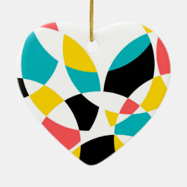 カラフル,モダントレンディー，回カッコいい輪ユニーク式 セラミックオーナメント