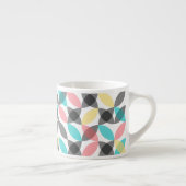 カラフル,モダン明るい円 エスプレッソカップ (右)