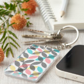 カラフル,モダン明るい円 キーホルダー (正面右)