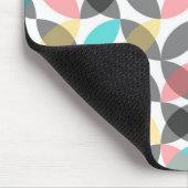 カラフル,モダン明るい円 マウスパッド (コーナー)