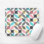 カラフル,モダン明るい円 マウスパッド (マウス)