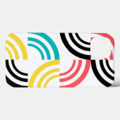 カラフル,モダン,おもしろい，明るい幾何学的グラフィック Case-Mate iPhoneケース (裏面 (横))